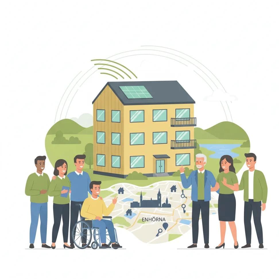 Green Light for New LSS Housing in Enhörna – Rental Opportunities on Stockholm's Market in Sweden